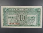 10 Kčs 4.4.1950 série Lb, perf. 
