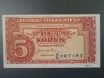 5 Kčs 1945 série U/D