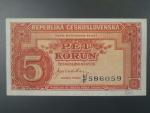 5 Kčs 1945 série U/F