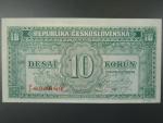 10 Kčs 1945 série P/F