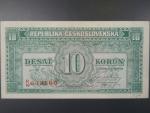 10 Kčs 1945 série R/K