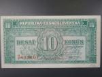 10 Kčs 1945 série R/F