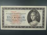 100 Kčs 1945 série B 07 perforace 3md