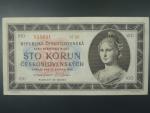 100 Kčs 1945 série N 40