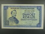 20 Kčs 1945 série KT