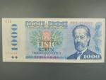 1000 Kčs 1985 s. C 82, sériové čísla dál od sebe