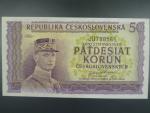 50 Kčs 1945 série JU