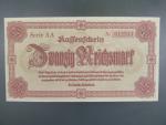 Sudety, Reichenberg 20 Rm 28.4.1945 série AA