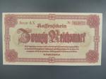 Sudety, Reichenberg 20 Rm 28.4.1945 série AX