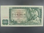 100 Kčs 1961 série G 52, číslovač 1c