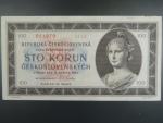100 Kčs 1945 série H 14