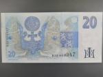 20 Kč 1994 s. B 32 proužek vlevo, Baj. CZ 10b, Pi. 10b