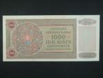 2000 K 1945 série 23Jň perf. SPECIMEN, poloha vodoznaku B