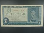 50 Kčs 3.7.1948, serie A 44