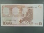 10 Euro 2002 s.X, Německo, podpis Jeana-Clauda Tricheta, P013 tiskárna Giesecke a Devrient, Německo