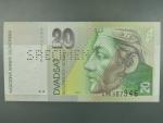 20 Sk 1.9.1993 s. A perf. SPECIMEN, Baj. SK 7a, Pi. 20s