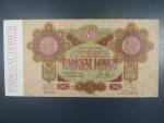 50 Kč 15.4.1919 série 0066, sériové číslo vysoké