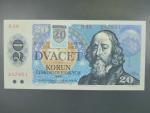 20 Sk 1988 s. H 38, kolkovaná, Baj. SK 1, Pi. 15 