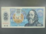 20 Sk/Kčs 1988 s. H 47, kolkovaná, Baj. SK 1, Pi. 15 