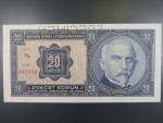 20 Kč 1.10.1926 série Fg, perf. SPECIMEN