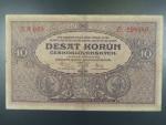 10 Kčs 2.1.1927 série R 049