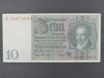 Německo, 10 RM 1929 série E, mírové vydání, podtiskové písmeno E
