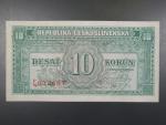 10 Kčs 1945 série P/N
