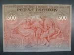 500 Kč 15.4.1919 padělek Meszáros série 020