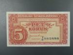 5 Kčs 1945 série T/R