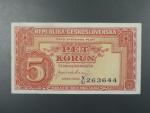 5 Kčs 1945 série X/U