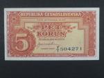 5 Kčs 1945 série T/T