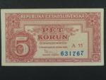 5 Kčs 25.1.1949 série A 55