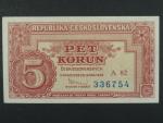 5 Kčs 25.1.1949 série A 82