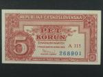 5 Kčs 25.1.1949 série A 115