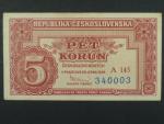 5 Kčs 25.1.1949 série A 145