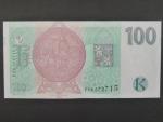 100 Kč 1997 s. F 78, Baj. CZ 18, Pi. 18 