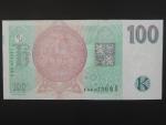 100 Kč 1997 s. F 84, Baj. CZ 18, Pi. 18 