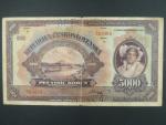 5000 Kč 6.7.1920, s.A, specimen