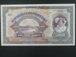 5000 Kč 6.7.1920, s.C, specimen