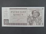 50 Kčs 29.8.1950, série A 22, perforace 3md