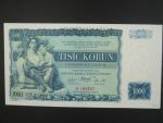 1000 Kč 25.5.1934, série H, 1x perf. SPECIMEN