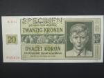 20 K 24.1.1944, série 17 G, perf. SPECIMEN