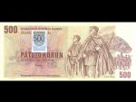 500 Sk 1973 s. Z, kolkovaná, Baj. SK 4, Pi. 18