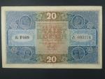 20 Kč 15.4.1919, serie P 009