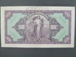 5000 Kč 6.7.1920, s.A, perf. SPECIMEN, velmi pěkný stav