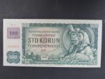 100 Kč 1961 s. R 76, kolek, široký číslovač 1c