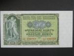 50 Kčs 1953 série KK, tiskárna STC Praha, perf. 3md