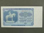 25 Kčs 1953 série KH, tiskárna STC Praha