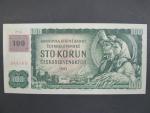 100 Kč 1961 s. P 86, kolek, Baj. CZ 1c, Pi. 1