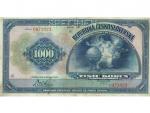 1000 Kč 15.4.1919, serie E, perf. 1x SPECIMEN